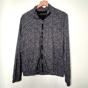 Outdoor Voices Slipstream Track Jacket, Scratch Print, size S